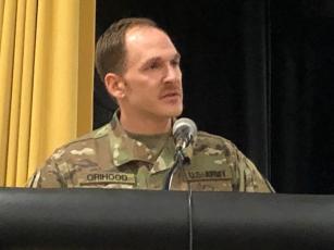 Sergeant Joshua Orihood of the North Carolina National Guard Counterdrug Program. 