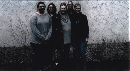 ront from left, Emily Furford, Linda Gibson and Peggy Cranford. Back from left is Angie Jaco and Clay Logan.