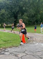 Parker Hughes led the team at the meet in Swain County.